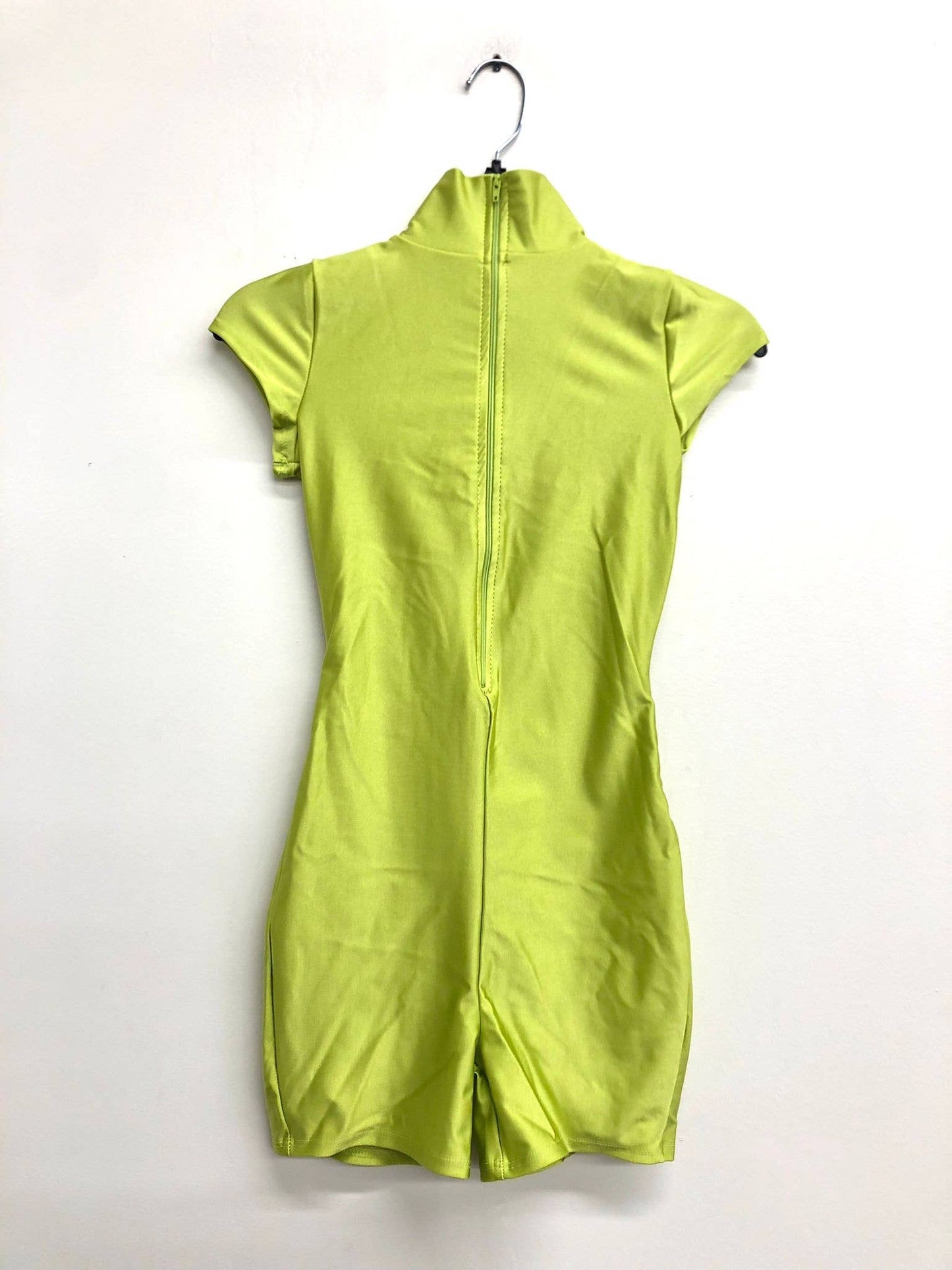 J5317 Front Zipper Nylon Romper