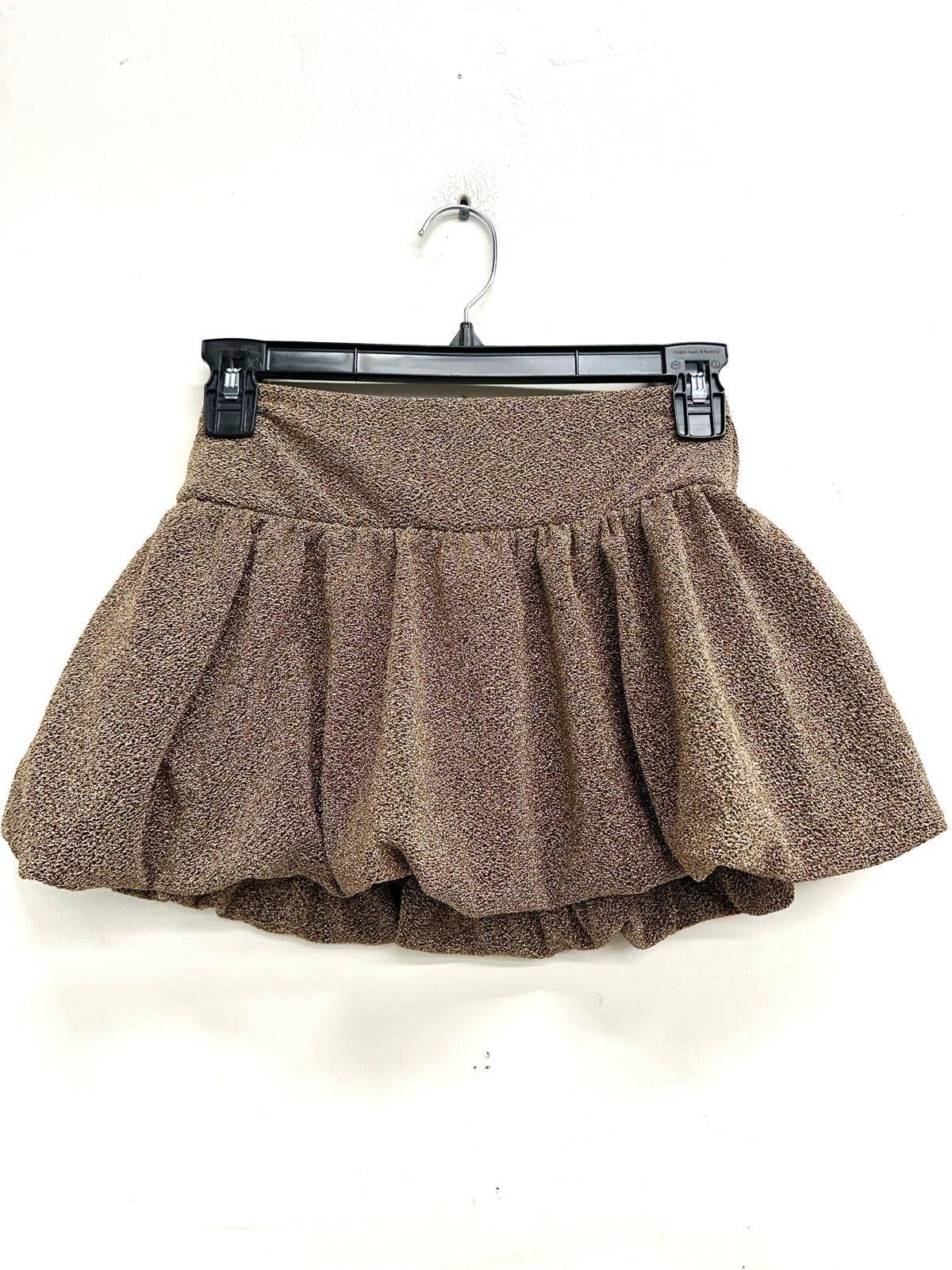 S1010 GLITTER BUBBLE SKIRT WITH SHORTS LINING