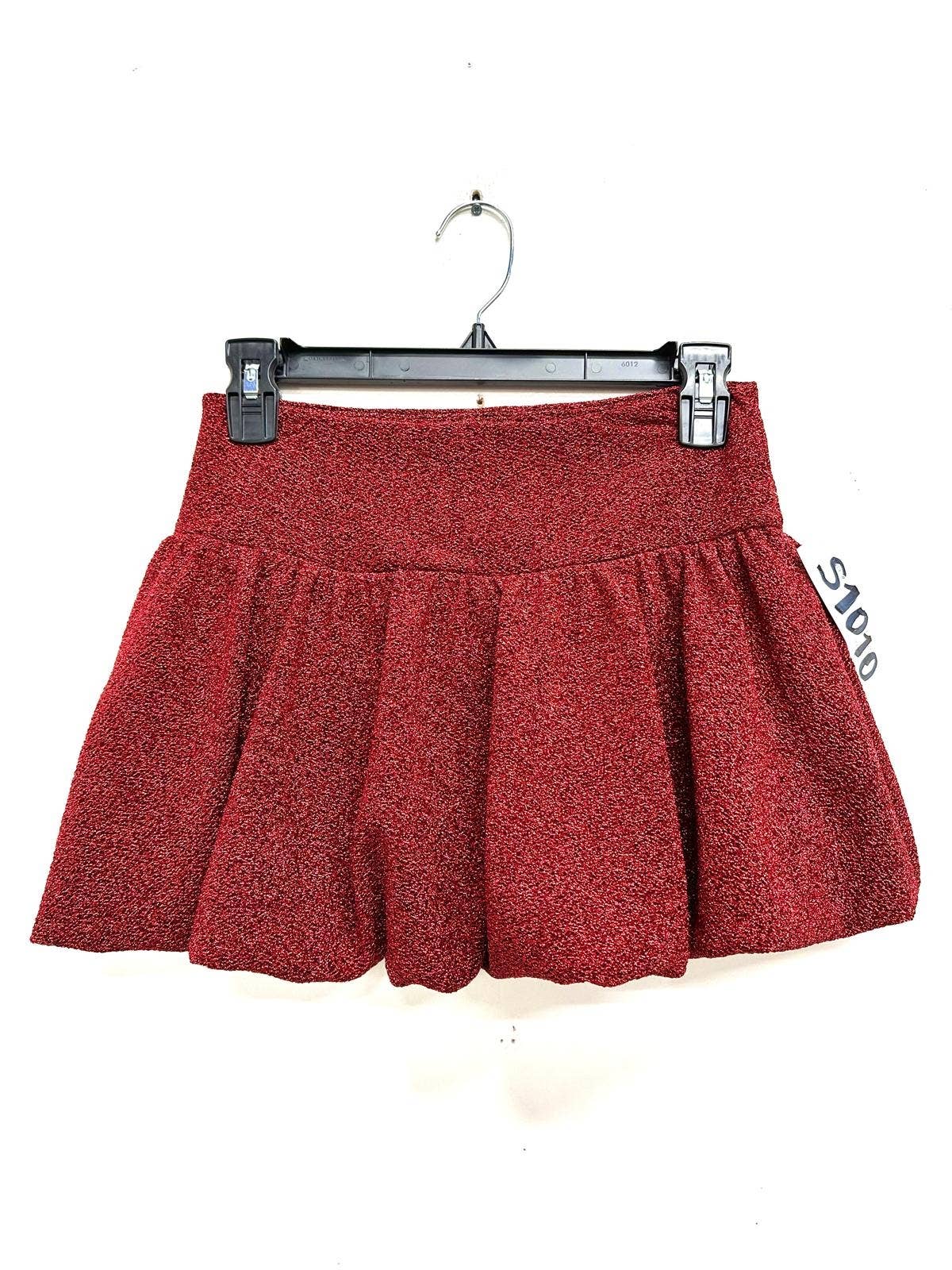 S1010 GLITTER BUBBLE SKIRT WITH SHORTS LINING