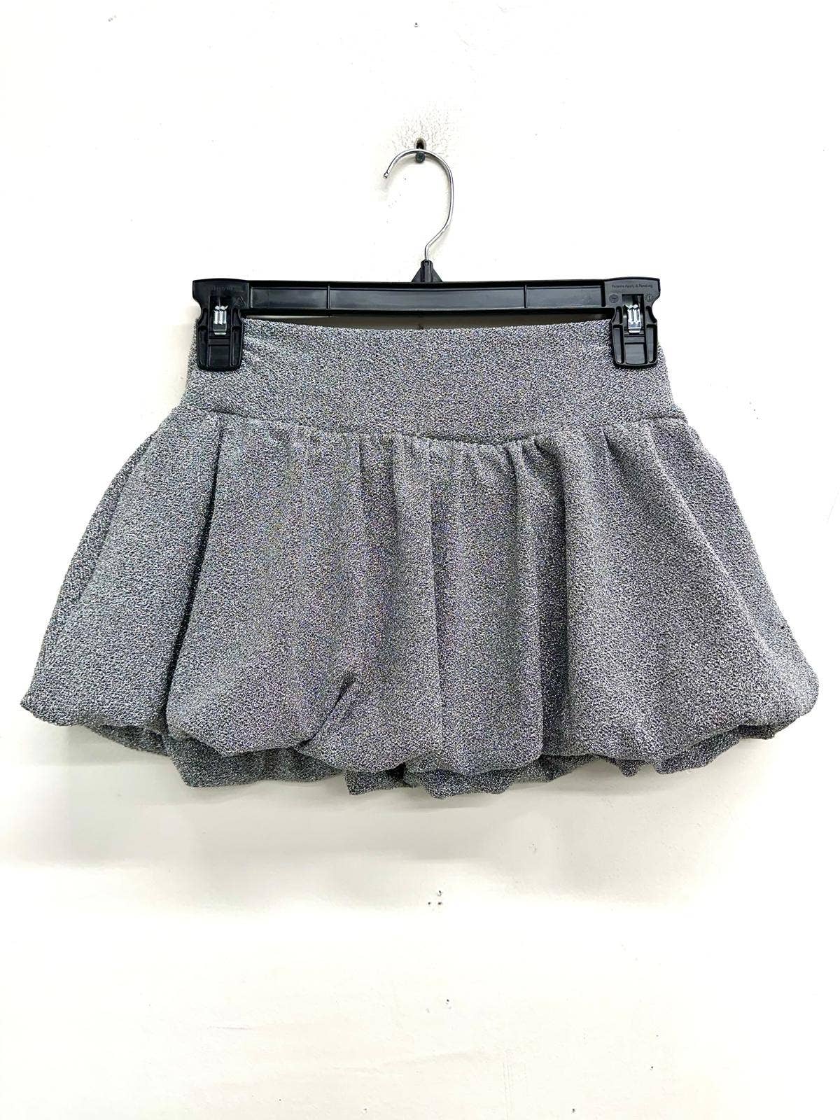 S1010 GLITTER BUBBLE SKIRT WITH SHORTS LINING