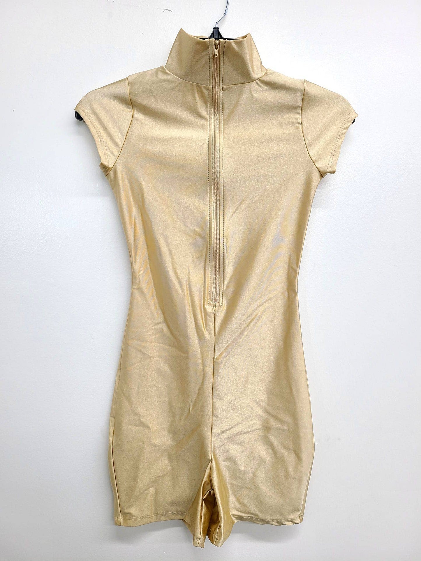 J5317 Front Zipper Nylon Romper
