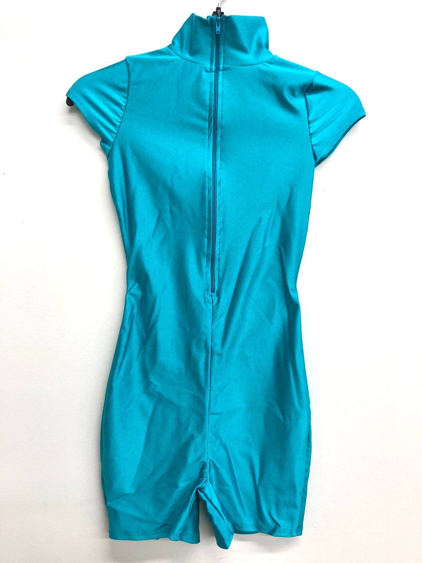 J5317 Front Zipper Nylon Romper