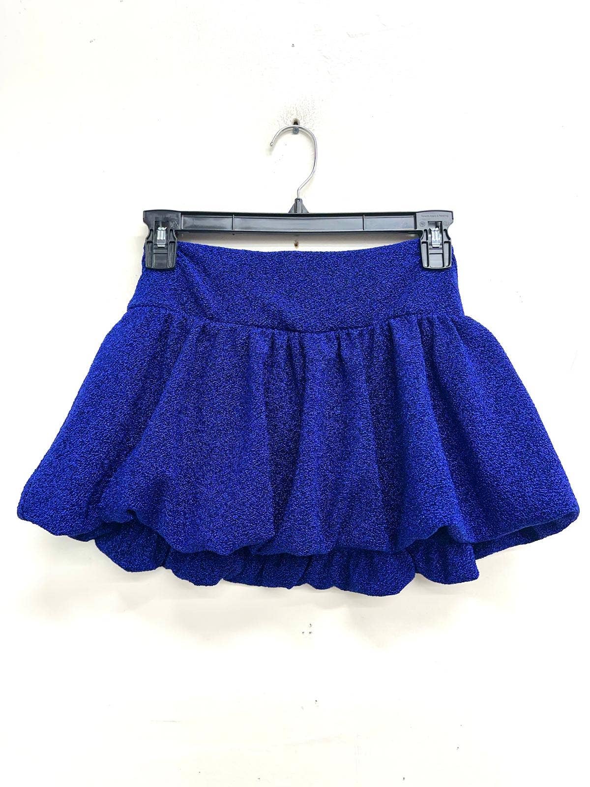 S1010 GLITTER BUBBLE SKIRT WITH SHORTS LINING
