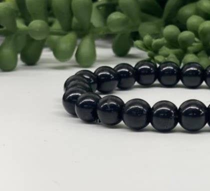 Shungite Stretchable Bracelet 8mm Beads