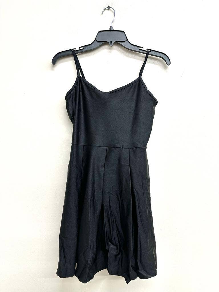 D13761 Pleat Spa. Mini Dress