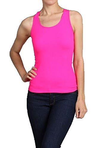 0531 Stretchy Ribbed Seamless Racerback Tank Top.