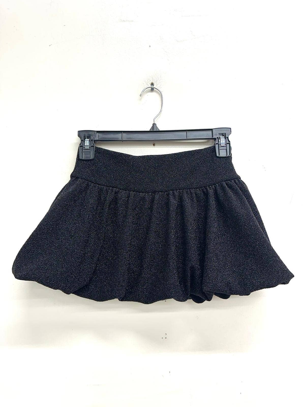S1010 GLITTER BUBBLE SKIRT WITH SHORTS LINING