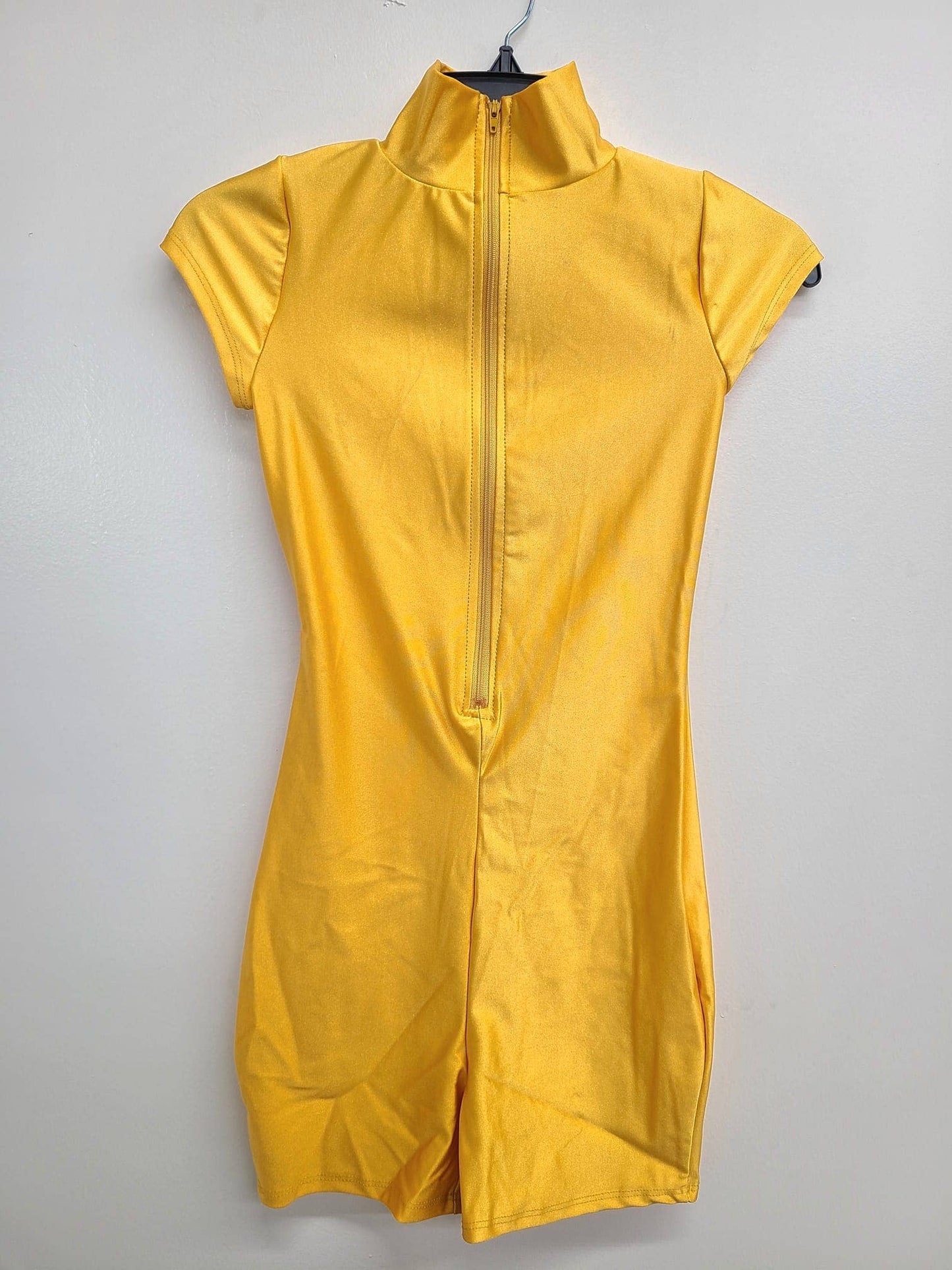 J5317 Front Zipper Nylon Romper
