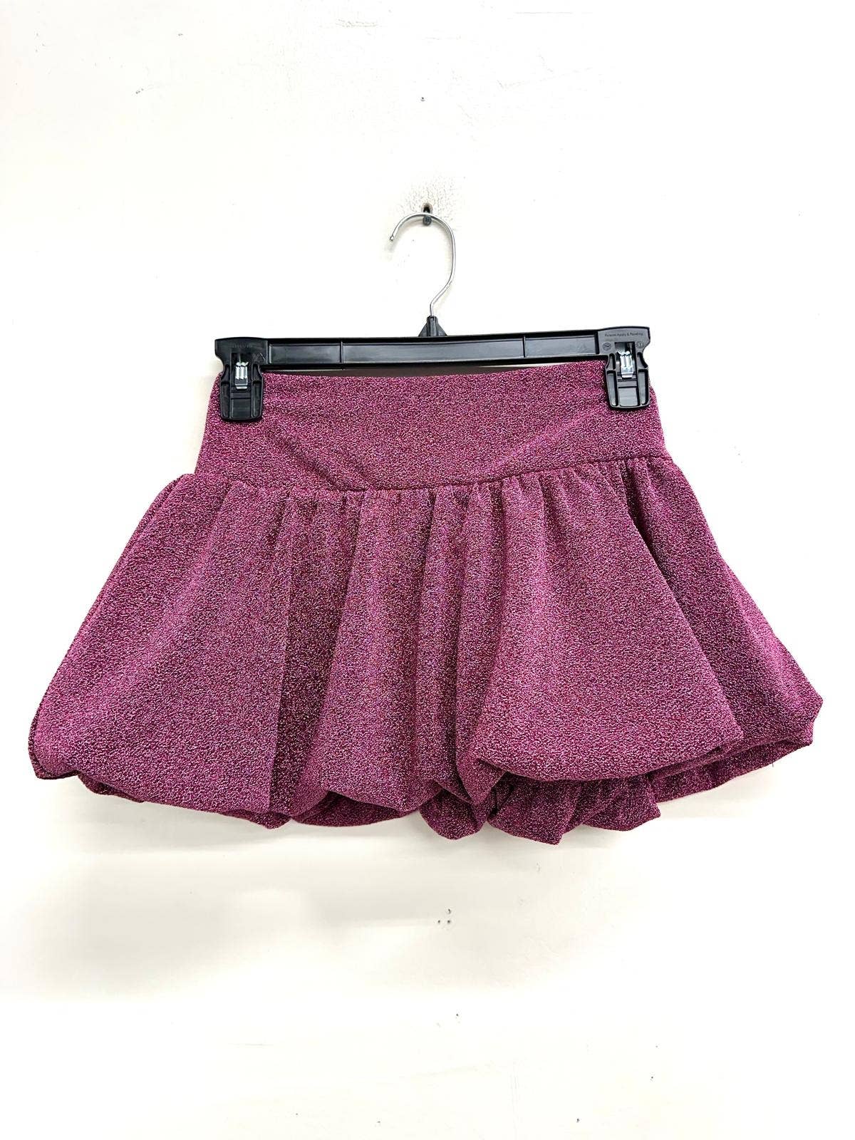 S1010 GLITTER BUBBLE SKIRT WITH SHORTS LINING