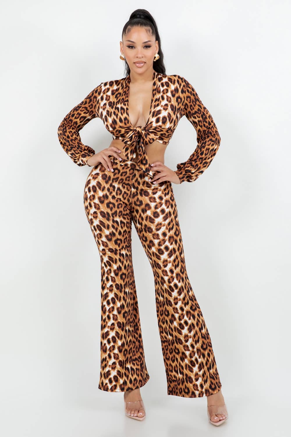B11393 ANIMAL DTY PRINT PANTS